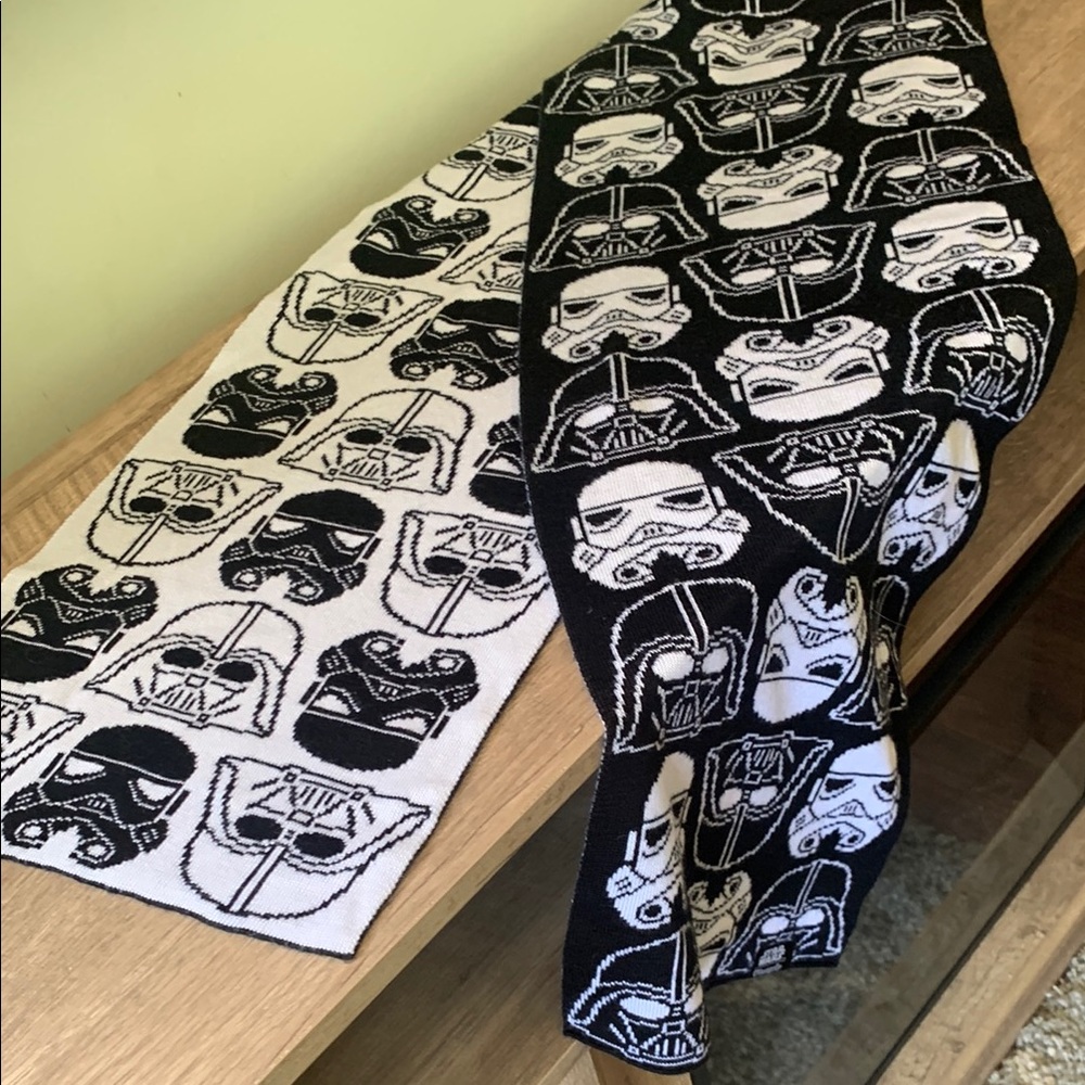 Black and White Star Wars Scarf